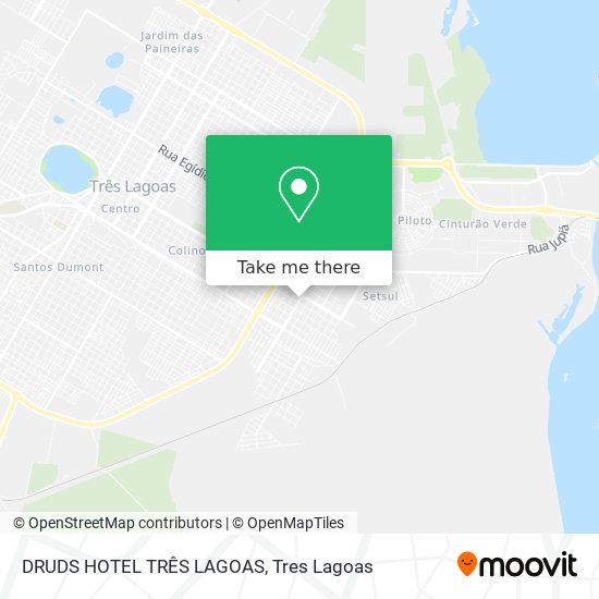 DRUDS HOTEL TRÊS LAGOAS map