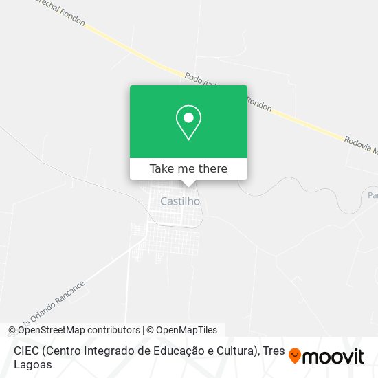 Mapa CIEC (Centro Integrado de Educação e Cultura)