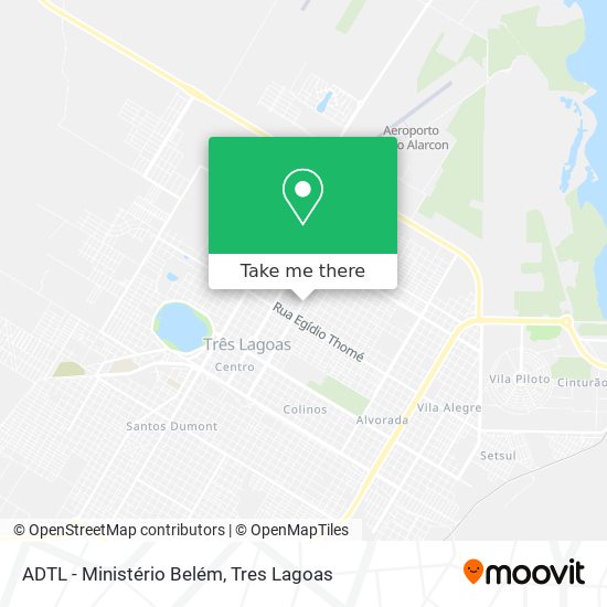 ADTL - Ministério Belém map