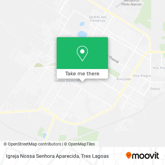 Mapa Igreja Nossa Senhora Aparecida