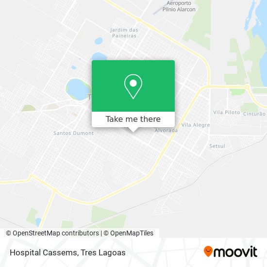 Hospital Cassems map