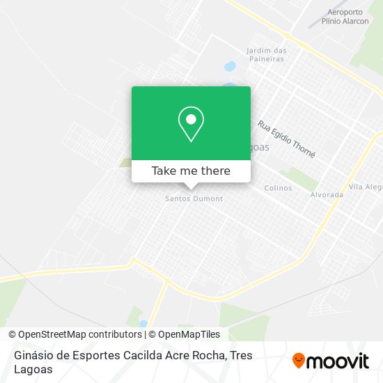 Ginásio de Esportes Cacilda Acre Rocha map