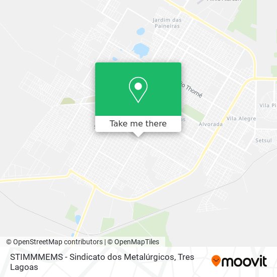 STIMMMEMS - Sindicato dos Metalúrgicos map