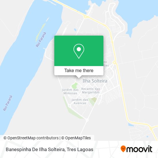 Banespinha De Ilha Solteira map