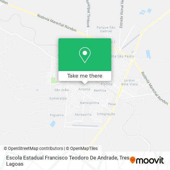 Escola Estadual Francisco Teodoro De Andrade map