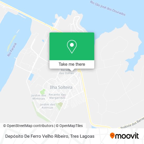 Depósito De Ferro Velho Ribeiro map