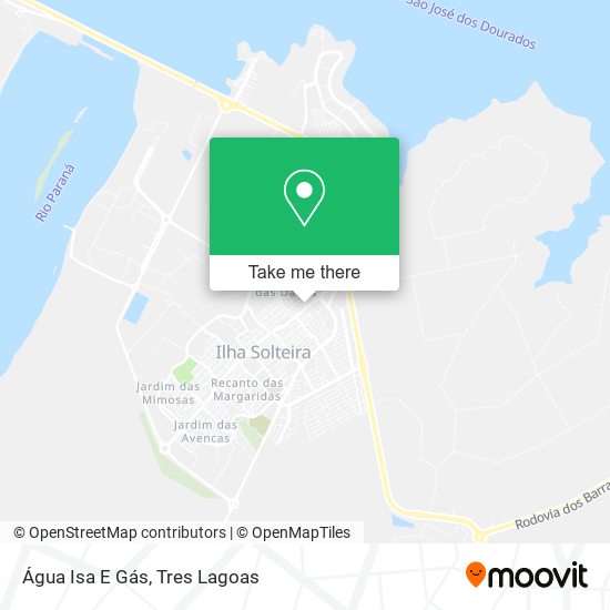 Mapa Água Isa E Gás