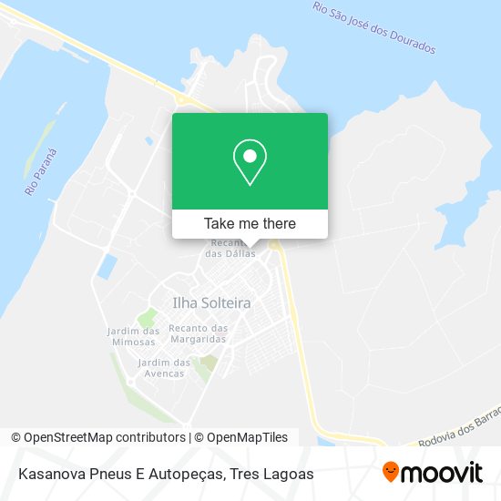 Mapa Kasanova Pneus E Autopeças