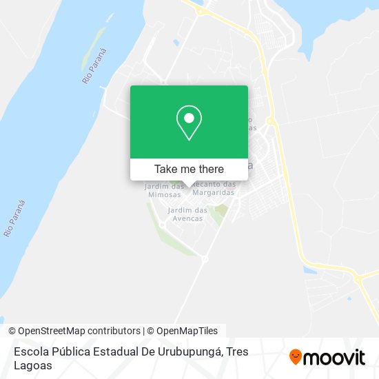 Escola Pública Estadual De Urubupungá map