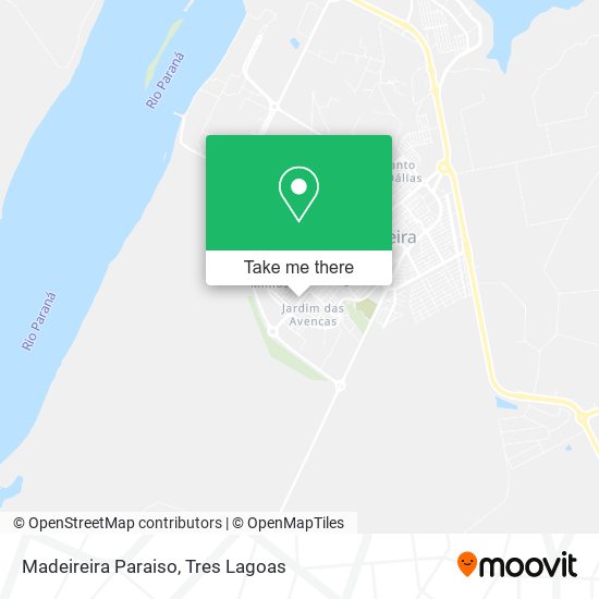 Madeireira Paraiso map