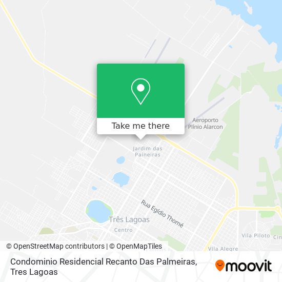 Condominio Residencial Recanto Das Palmeiras map