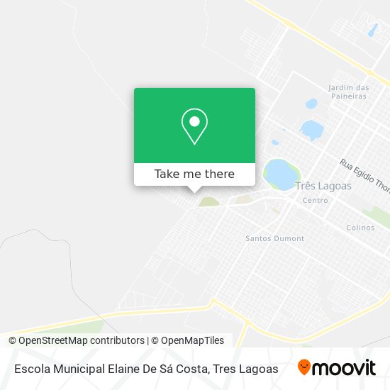 Mapa Escola Municipal Elaine De Sá Costa