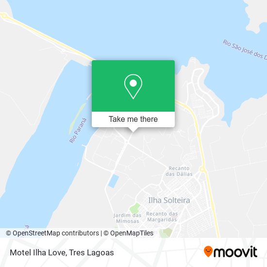 Motel Ilha Love map