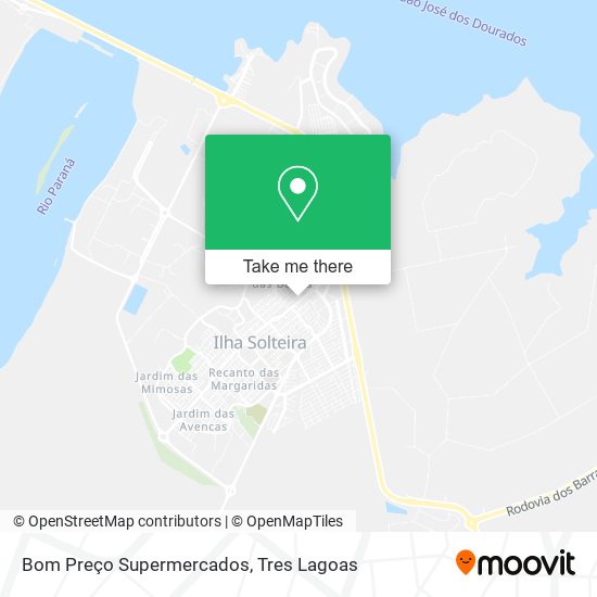 Mapa Bom Preço Supermercados