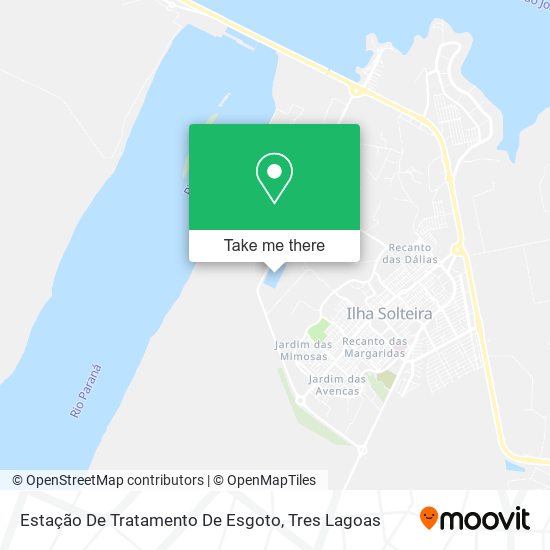 Estação De Tratamento De Esgoto map