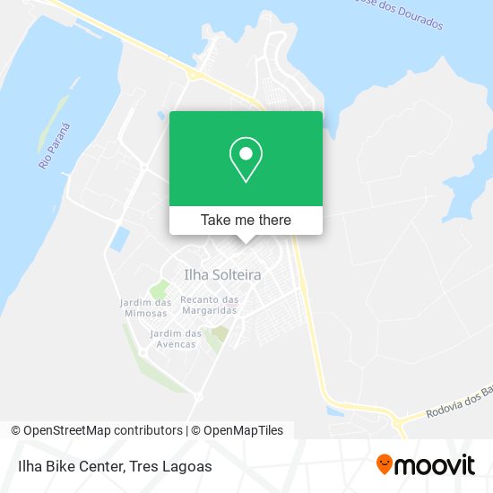 Mapa Ilha Bike Center