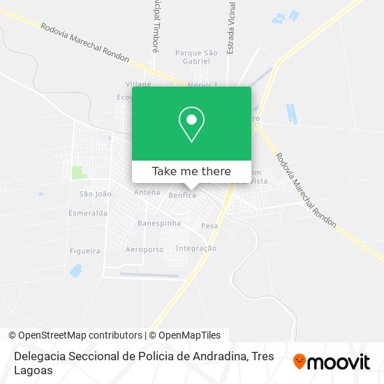 Delegacia Seccional de Policia de Andradina map