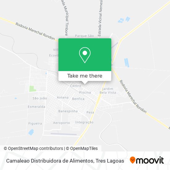 Camaleao Distribuidora de Alimentos map