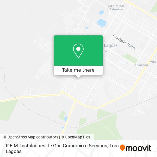 R.E.M. Instalacoes de Gas Comercio e Servicos map