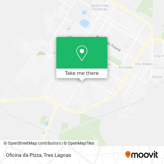 Mapa Oficina da Pizza