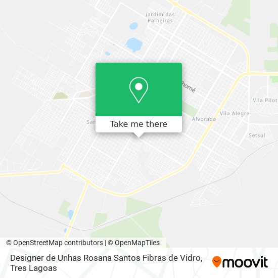 Designer de Unhas Rosana Santos Fibras de Vidro map
