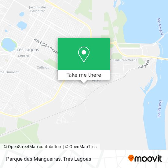 Parque das Mangueiras map