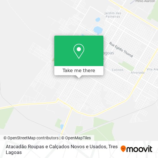 Atacadão Roupas e Calçados Novos e Usados map