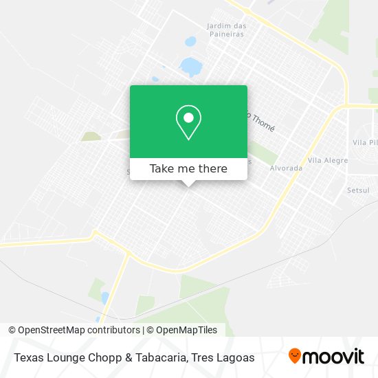 Texas Lounge Chopp & Tabacaria map