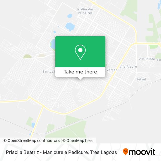 Priscila Beatriz - Manicure e Pedicure map