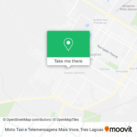 Mapa Moto Taxi e Telemensagens Mais Voce