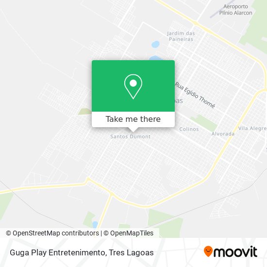 Mapa Guga Play Entretenimento