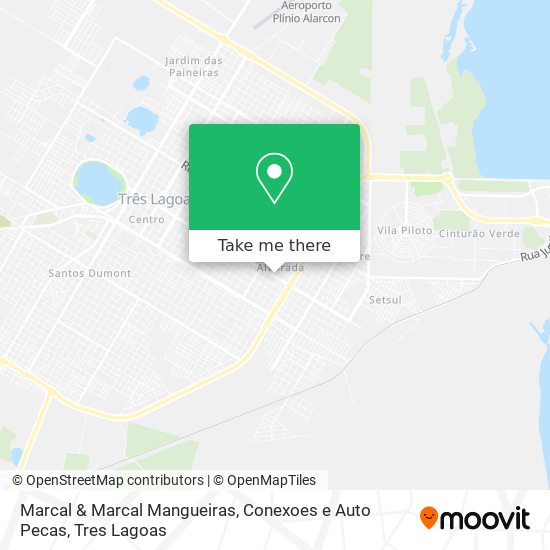 Mapa Marcal & Marcal Mangueiras, Conexoes e Auto Pecas