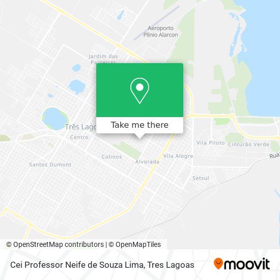 Cei Professor Neife de Souza Lima map