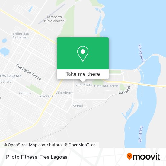 Piloto Fitness map