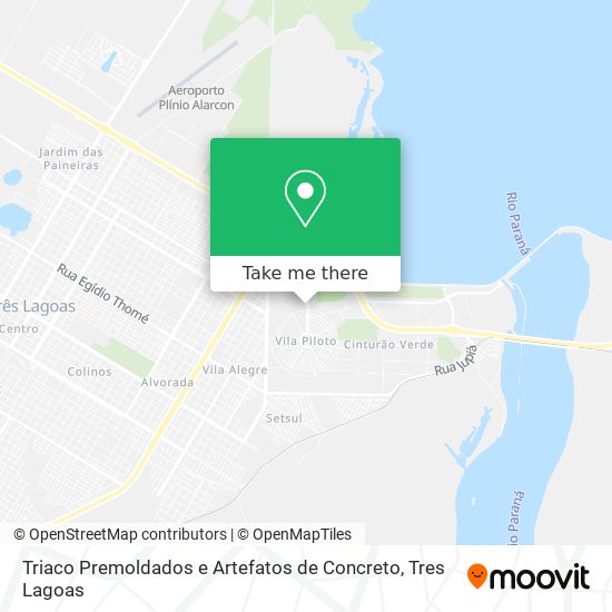 Triaco Premoldados e Artefatos de Concreto map