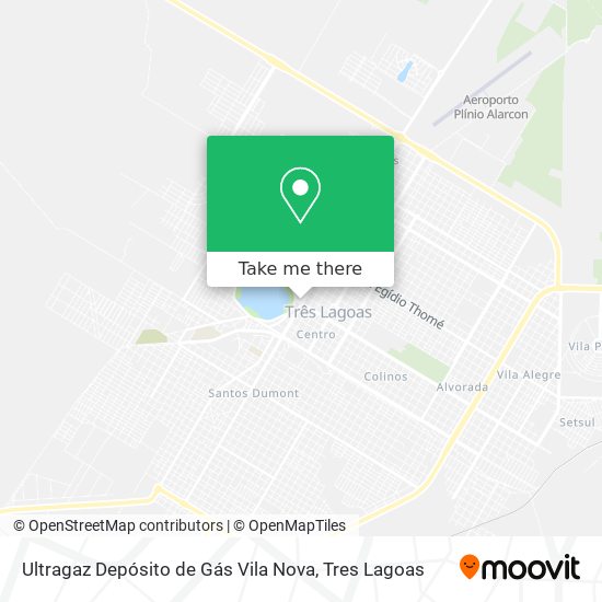 Ultragaz Depósito de Gás Vila Nova map