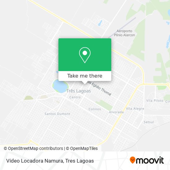 Mapa Vídeo Locadora Namura