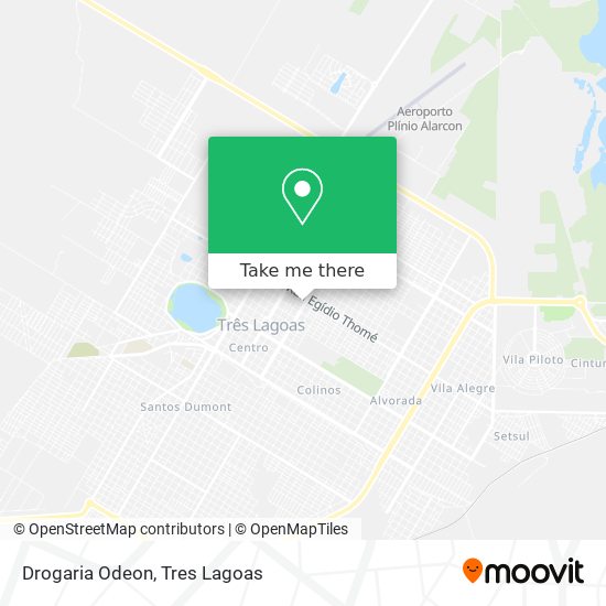 Drogaria Odeon map