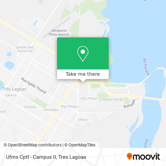 Ufms Cptl - Campus II map