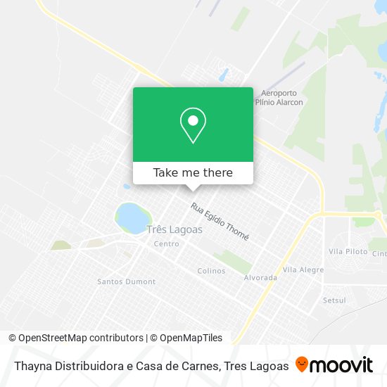 Thayna Distribuidora e Casa de Carnes map