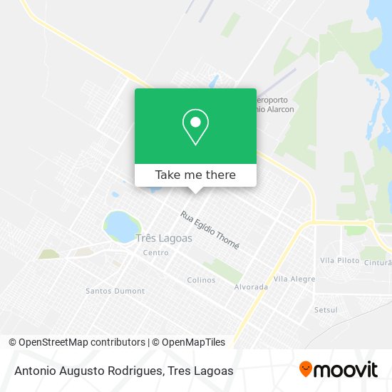Mapa Antonio Augusto Rodrigues