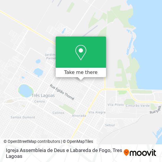 Igreja Assembleia de Deus e Labareda de Fogo map