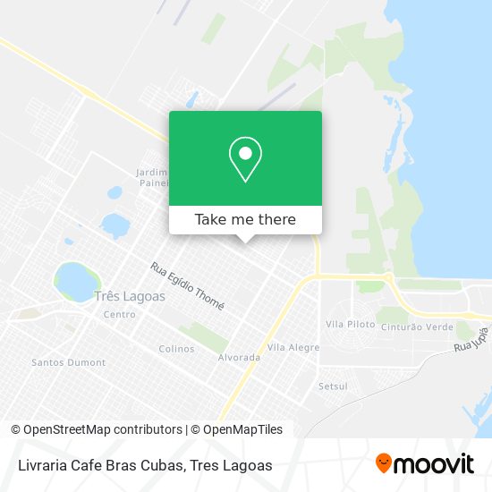 Livraria Cafe Bras Cubas map