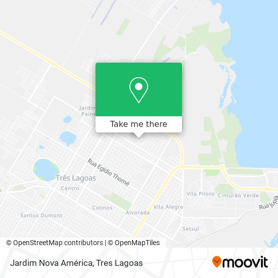 Jardim Nova América map