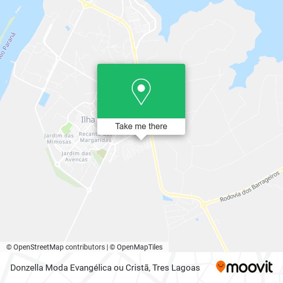 Donzella Moda Evangélica ou Cristã map