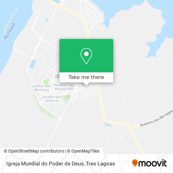 Igreja Mundial do Poder de Deus map