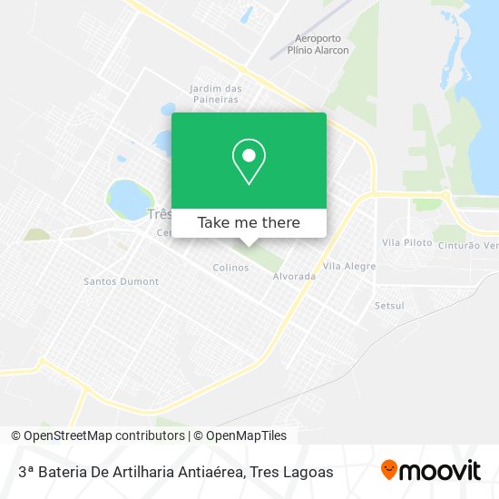 3ª Bateria De Artilharia Antiaérea map