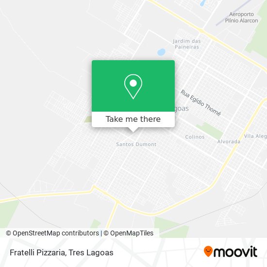 Mapa Fratelli Pizzaria