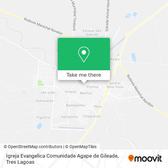 Igreja Evangelica Comunidade Agape de Gileade map