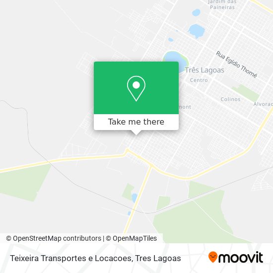Teixeira Transportes e Locacoes map